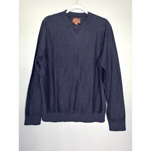 Red Ale Sweater Mens L Blue Crewneck Stitch Fix Casual Knit Preppy Old Money NWT